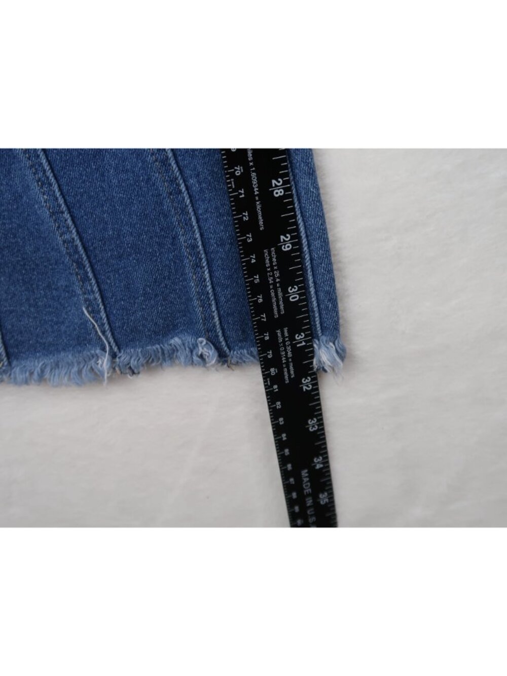 ✨3/$30 Fashion Nova 0 High Waist Flare Bell Bottom Jeans Dark Wash Western Boho - Picture 4 of 7